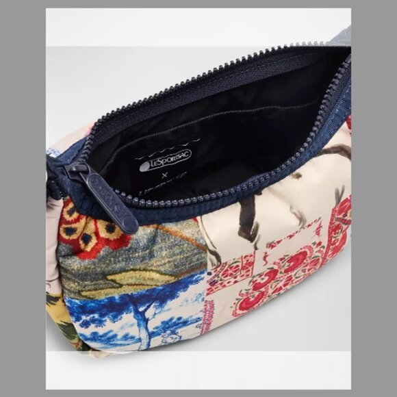 Libertine x LeSportSac Mini Crescent Printed Shoulder Bag - Picture 4 of 9